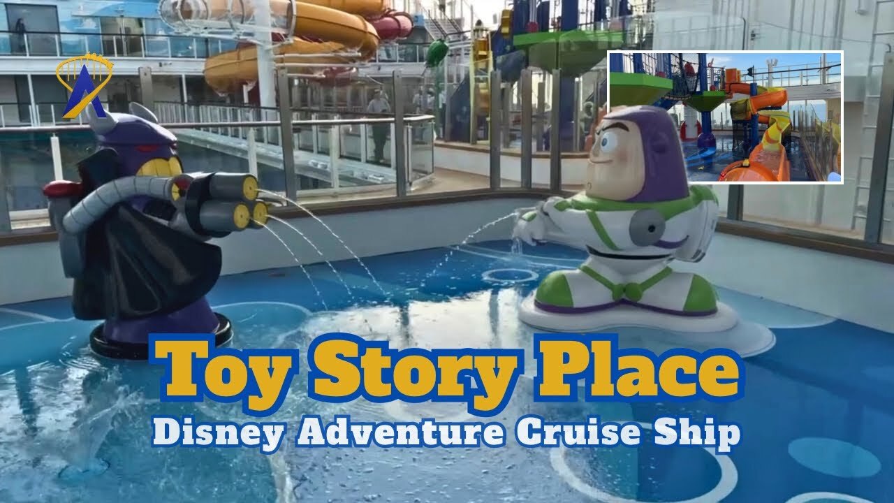 Video thumbnail for Toy Story Place Water Play Zone on Disney Adventure