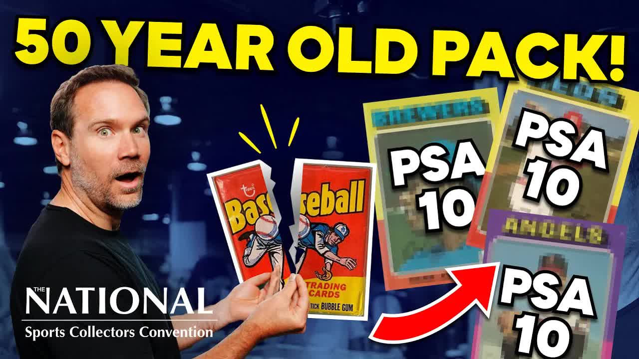 'Video thumbnail for Sports Card Investor: opening a 50-year-old 1975 topps rack pack! will we find hall of famers like robin yount or george'