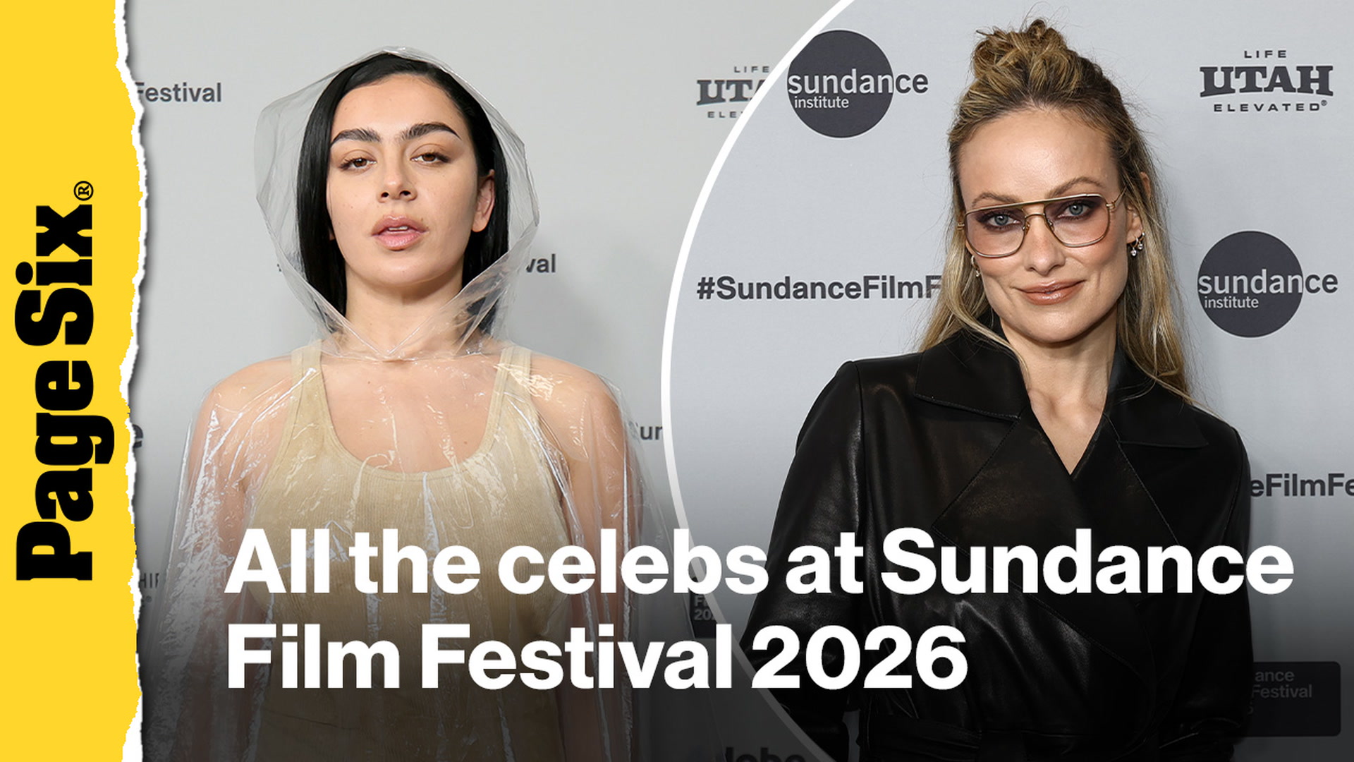 Video thumbnail for All the celebrities at Sundance Film Festival 2026: Charli XCX, Olivia Wilde, more