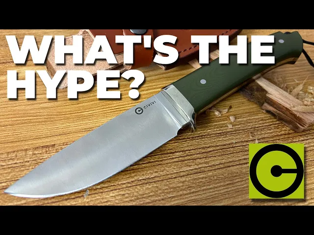 Video thumbnail for NEW Bushcraft or Hunting Knife? Civivi Cloud Peak