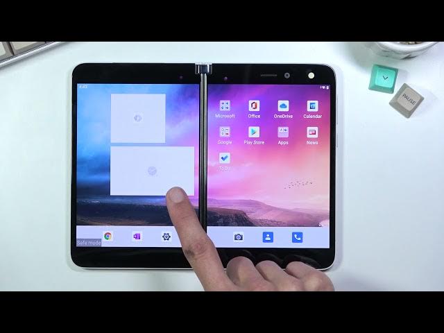 Video thumbnail for How to Open Safe Mode on MICROSFT Surface Duo - Exit Safe Mode