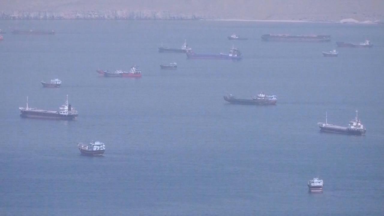 Video thumbnail for Iran: Iran's IRGC hit 7 "violating" oil tankers in Hormuz Strait in 5 days: media.