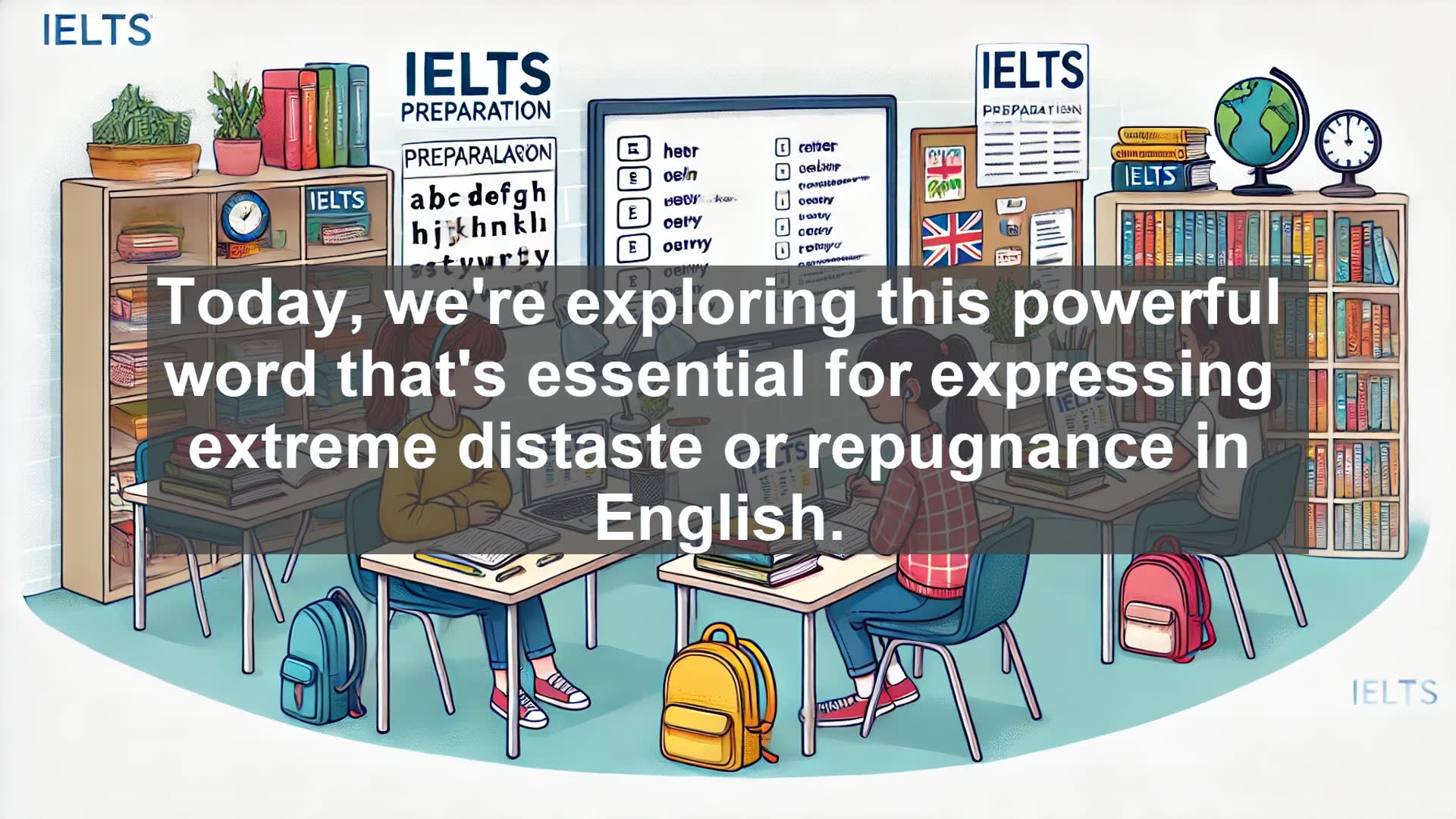 'Video thumbnail for 2000 Must Know IELTS 9.0 Vocabulary - Revulsion: Understanding the Power of Extreme Distaste'