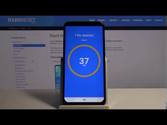 Video thumbnail for How to Clean Storage in NOKIA 8.1 – Delete Junk Files