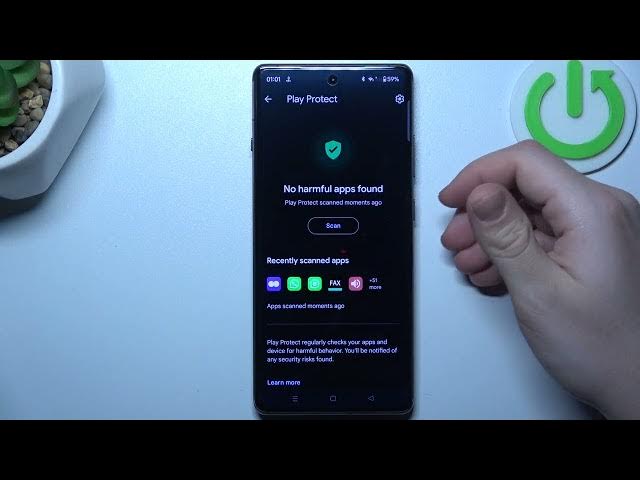 Video thumbnail for How to Scan for Harmful Apps on OnePlus 12R - Play Protect