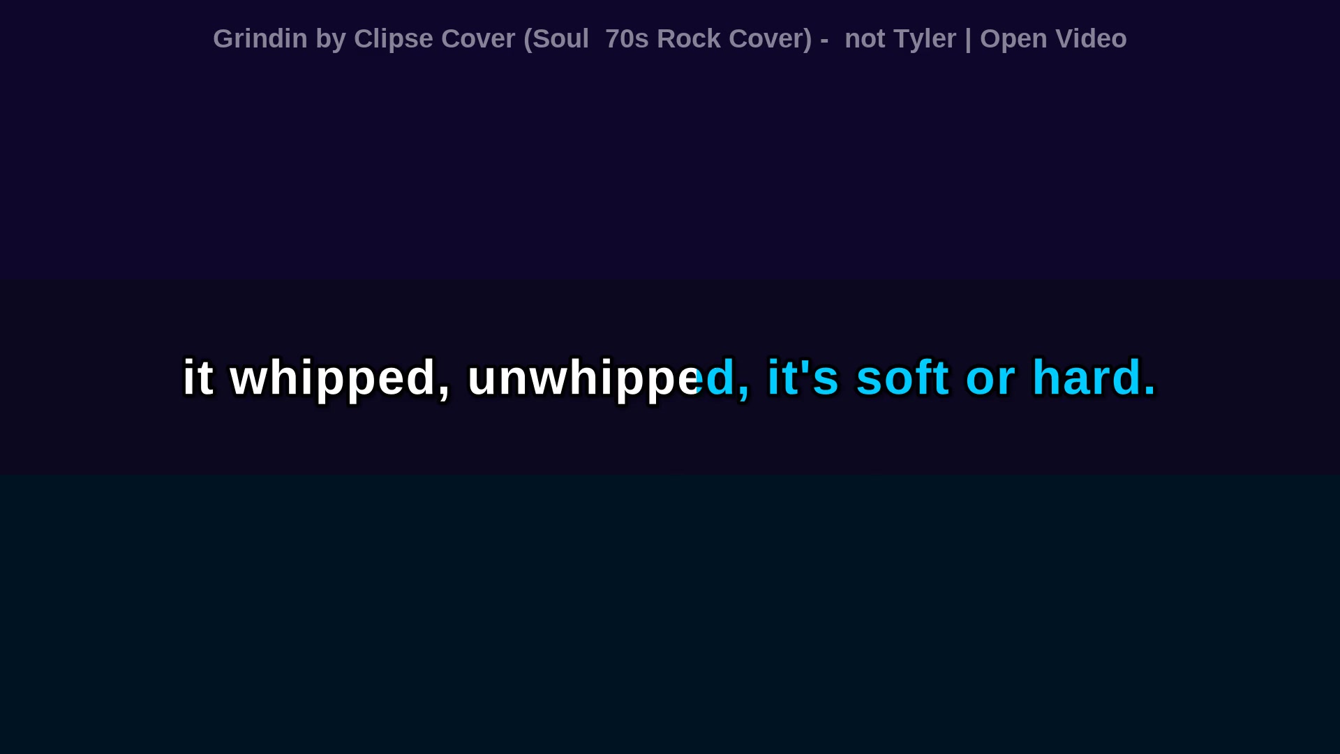 Video thumbnail for (Karaoke w/ Lyrics) Grindin by Clipse Cover (Soul 70s Rock Cover) - not Tyler