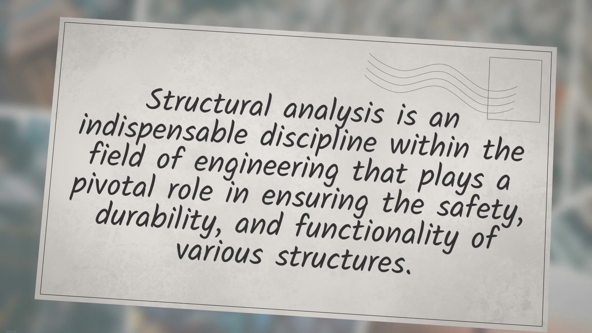 Video thumbnail for The Guaranteed Importance of Structural Analysis: Unveiling the Foundation of Engineering