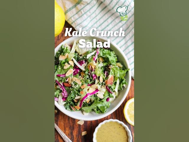 Video thumbnail for 15-Minute Kale Crunch Salad | Healthy Chick-fil-A Copycat (Low Sodium) #shorts