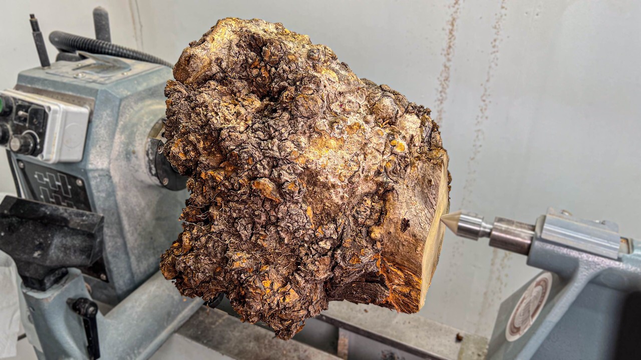 Video thumbnail for Woodturning a Firewood Burl into $1500 Vase