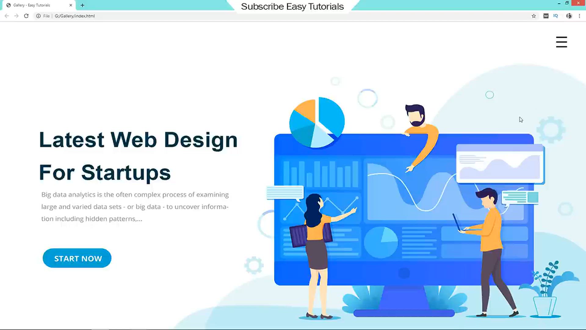 'Video thumbnail for How To Make Image Gallery For Website Using HTML CSS And JavaScript'