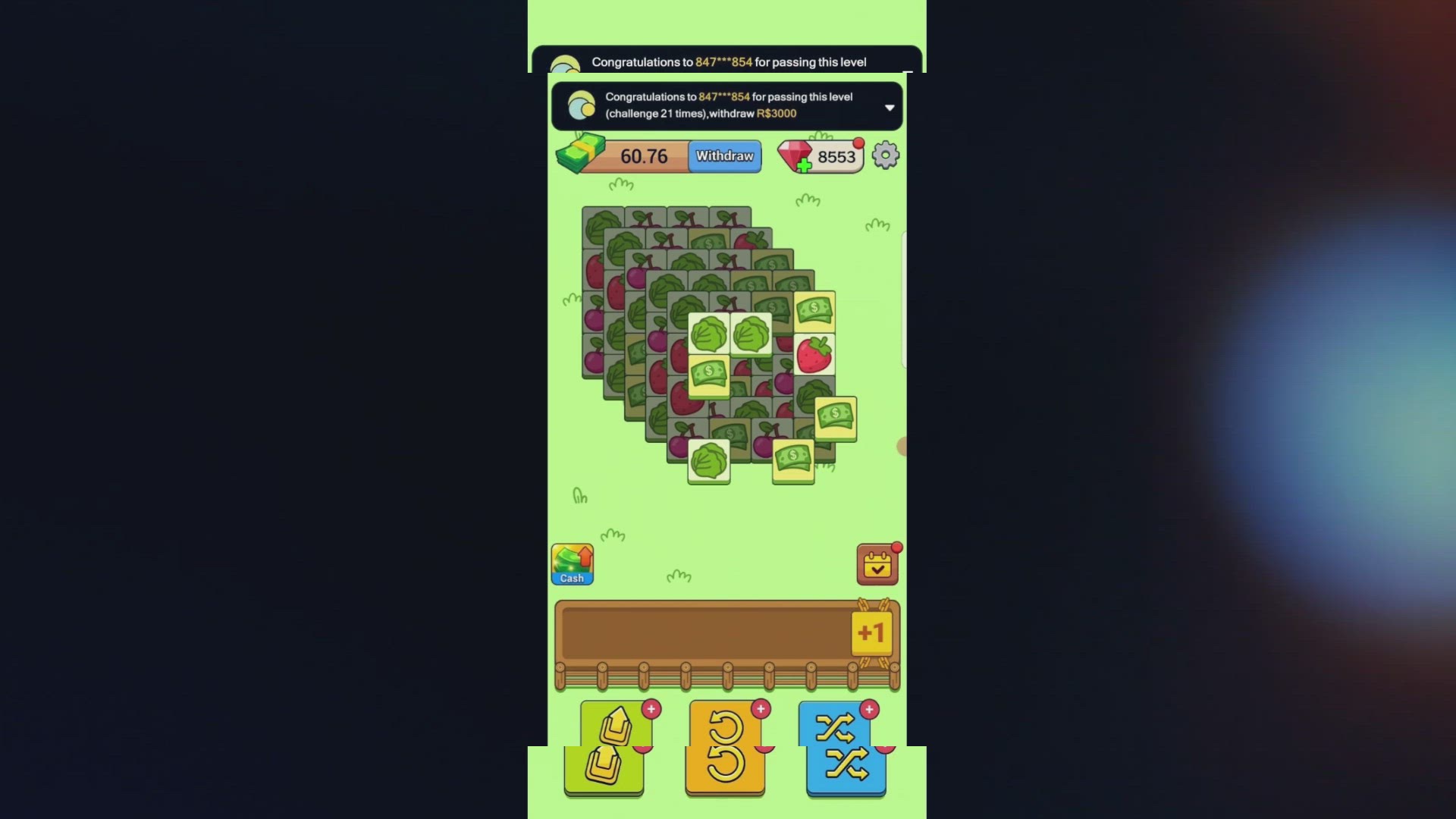'Video thumbnail for مراجعة لعبة Tile Busters: 3 Tiles Match - هل المكافأة البالغة 500 دولار حقيقية أم مزيفة؟'