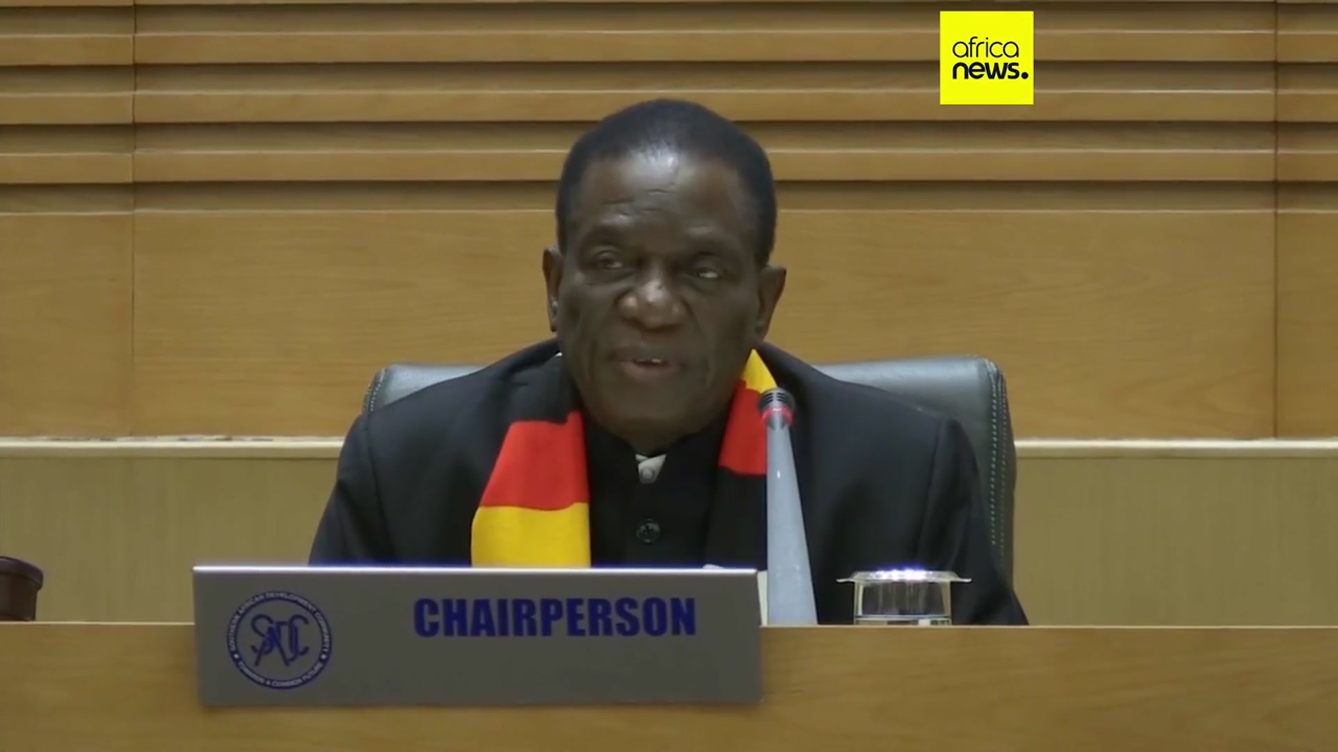 'Video thumbnail for SADC leaders vow to expand manufacturing, trade at Madagascar summit'