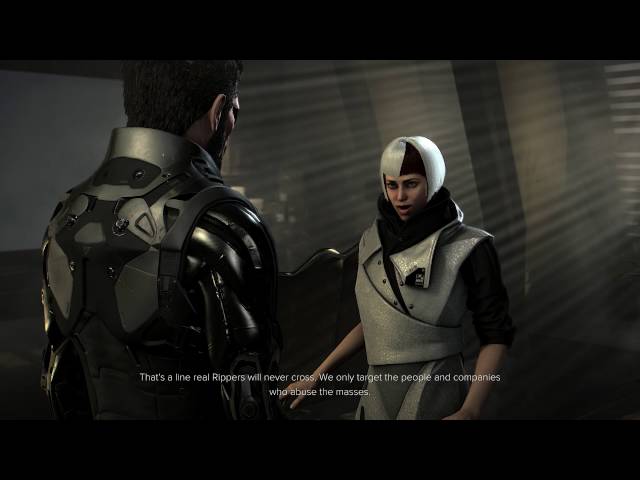 Video thumbnail for Deus Ex Mankind Divided System Rift - Jensen's Prague Apt Shadowchild "Ciao" Final Dialogue Choices