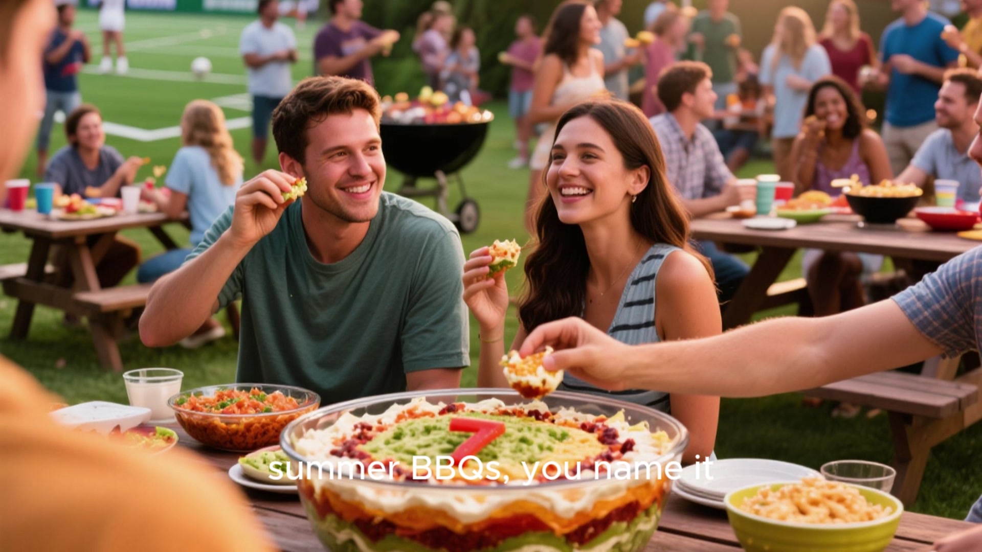 Video thumbnail for 7 Layer Dip Recipe Everyone Loves – Easy Party Favorite