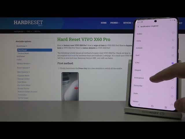 Video thumbnail for Vivo X60 Pro List of Notification Tones