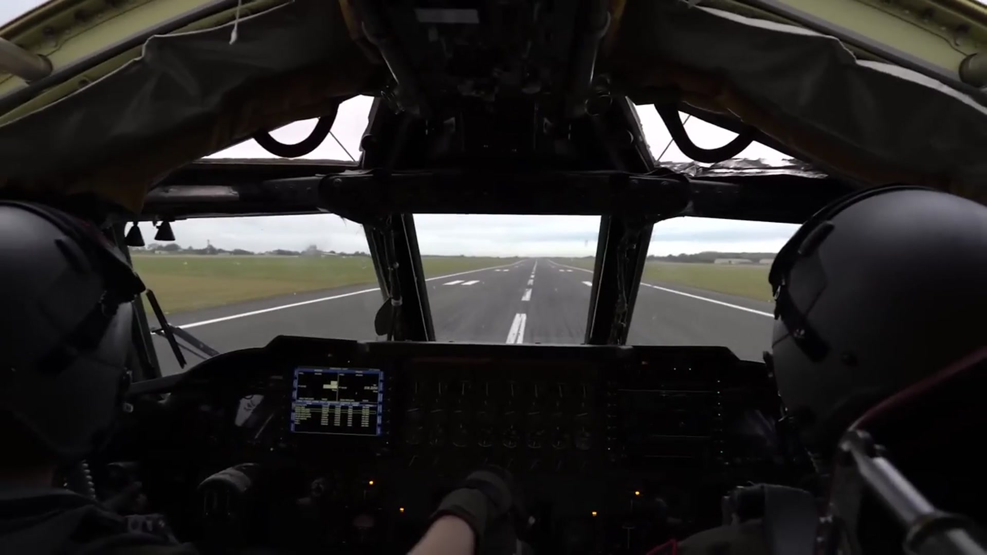 'Video thumbnail for B-52 Takeoff/Landing • Cockpit & Combat Systems View'