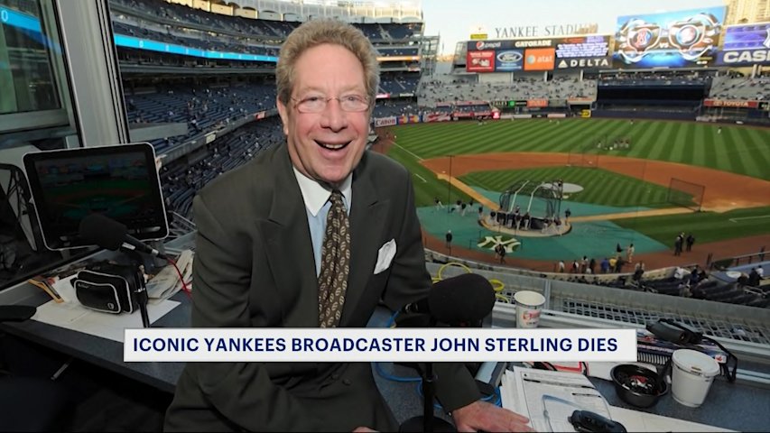Video thumbnail for Legendary Yankees radio voice John Sterling dies at 87