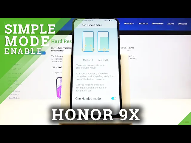 Video thumbnail for How to Activate One-Handed Mode in Honor 9X - Resize Android Display