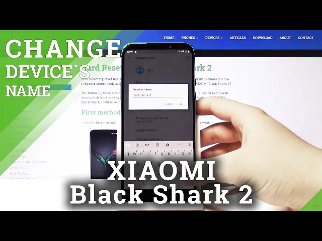 Video thumbnail for How to Change Device Name in Xiaomi Black Shark 2 - Personalize Android Device