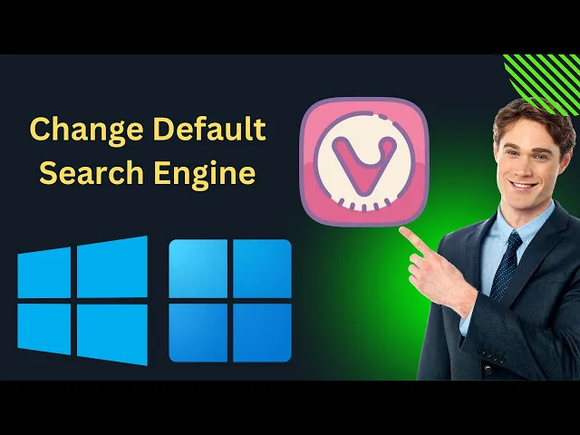 'Video thumbnail for How to Change Default Search Engine in Vivaldi on Windows 11 or 10 | GearUpWindows Tutorial'