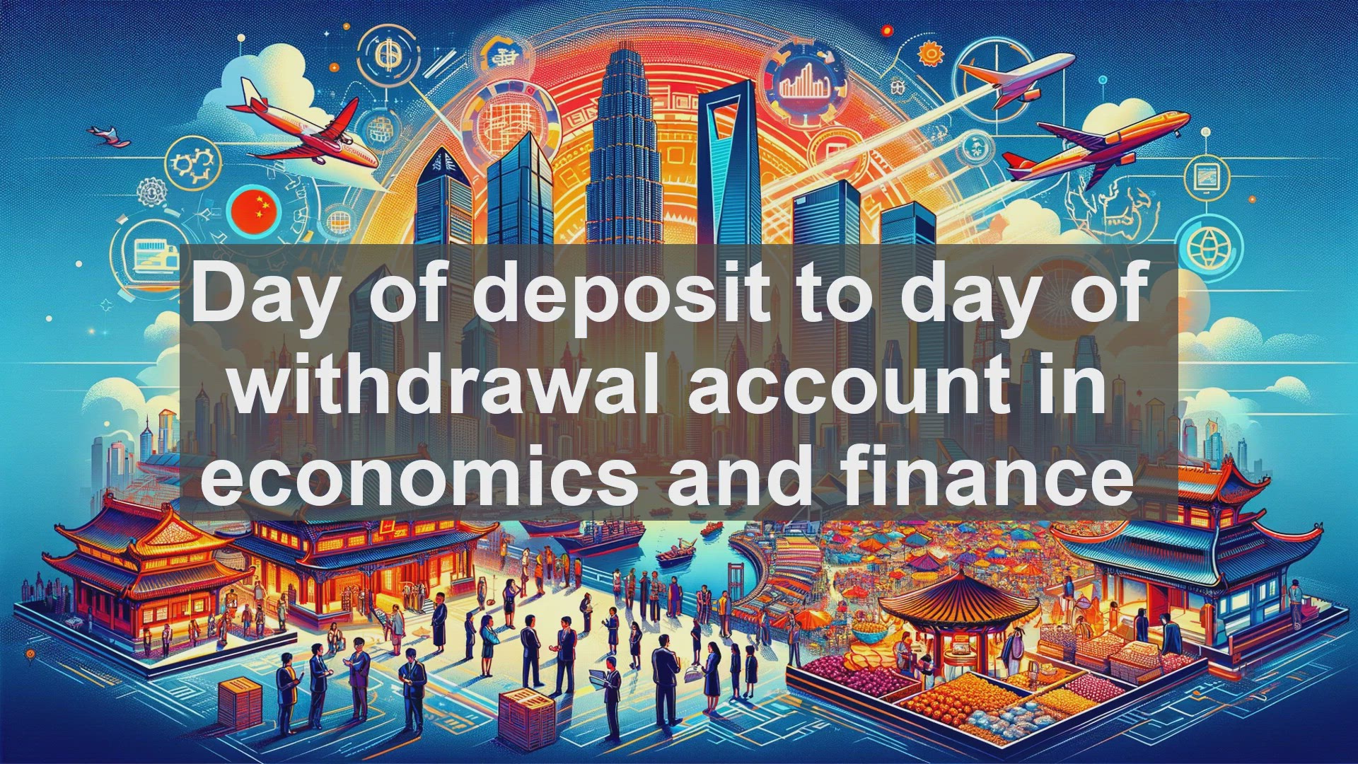 'Video thumbnail for Day of deposit to day of withdrawal account in economics and finance'