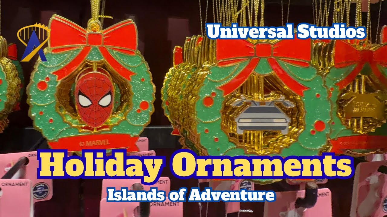 Video thumbnail for Universal Christmas Ornaments in Islands of Adventure
