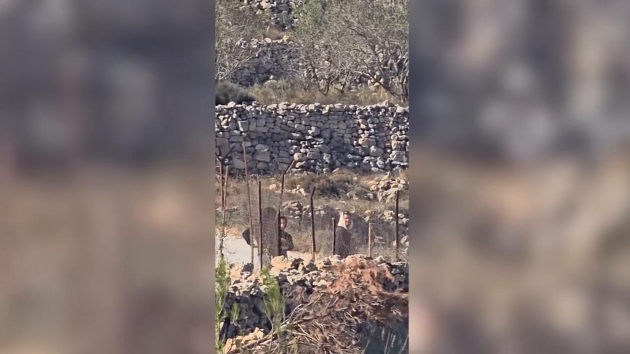 Video thumbnail for Palestinian-American confronts Israeli settler in occupied West Bank.