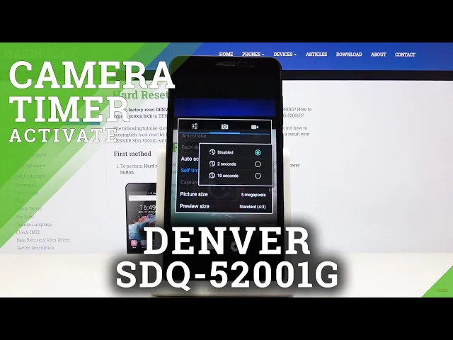 Video thumbnail for Adjust Camera Timer – DENVER SDQ-52001G & Camera Additional Options