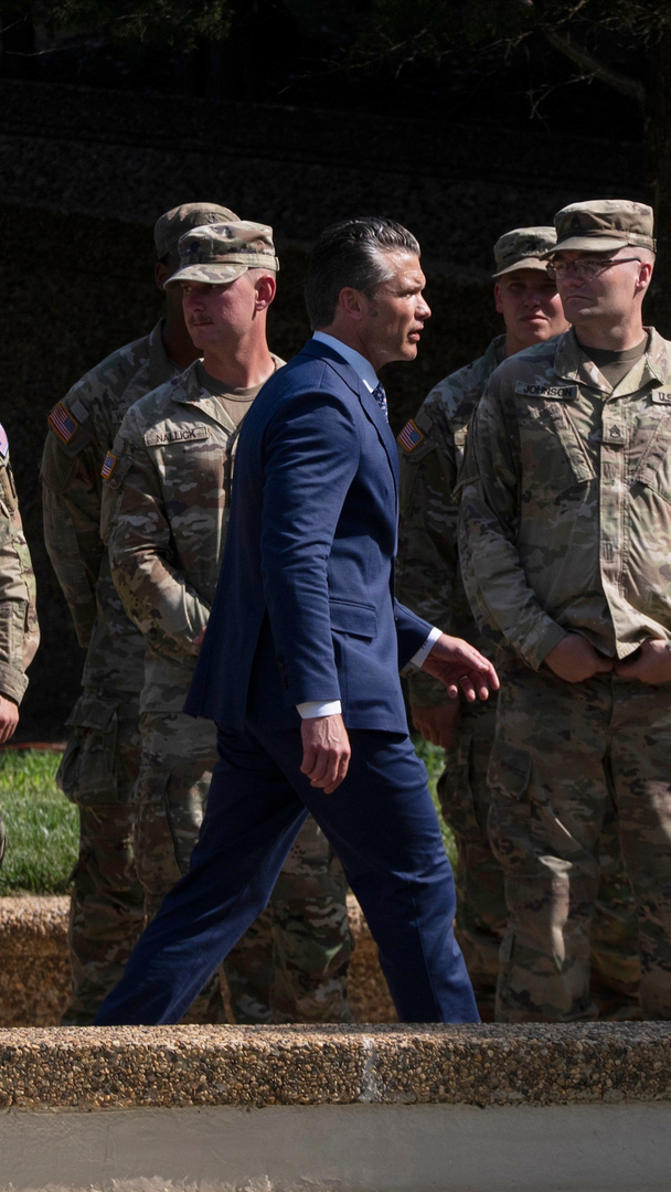 Video thumbnail for US Defense Secretary heckled at Washington DC event