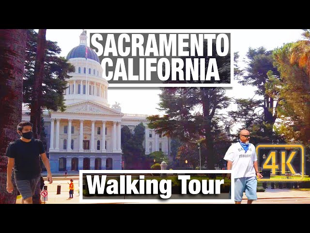 Video thumbnail for Walking Tour Sacramento California - Virtual Travel Walking Treadmill Scenery - 4K City Walks
