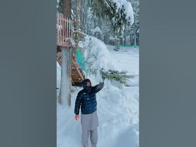 Video thumbnail for Snow fall in pakistan π£οΈπ #beautifulview fyp#1000subscriber #foryou