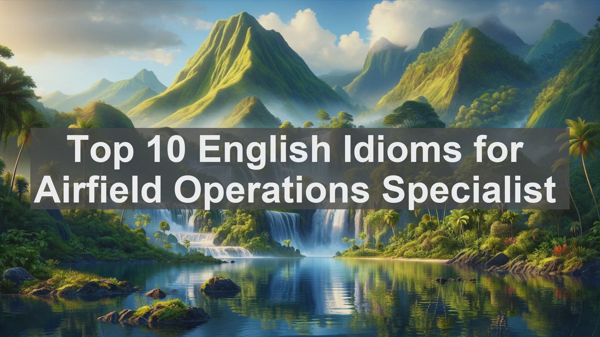 'Video thumbnail for Top 10 English Idioms for Airfield Operations Specialist'