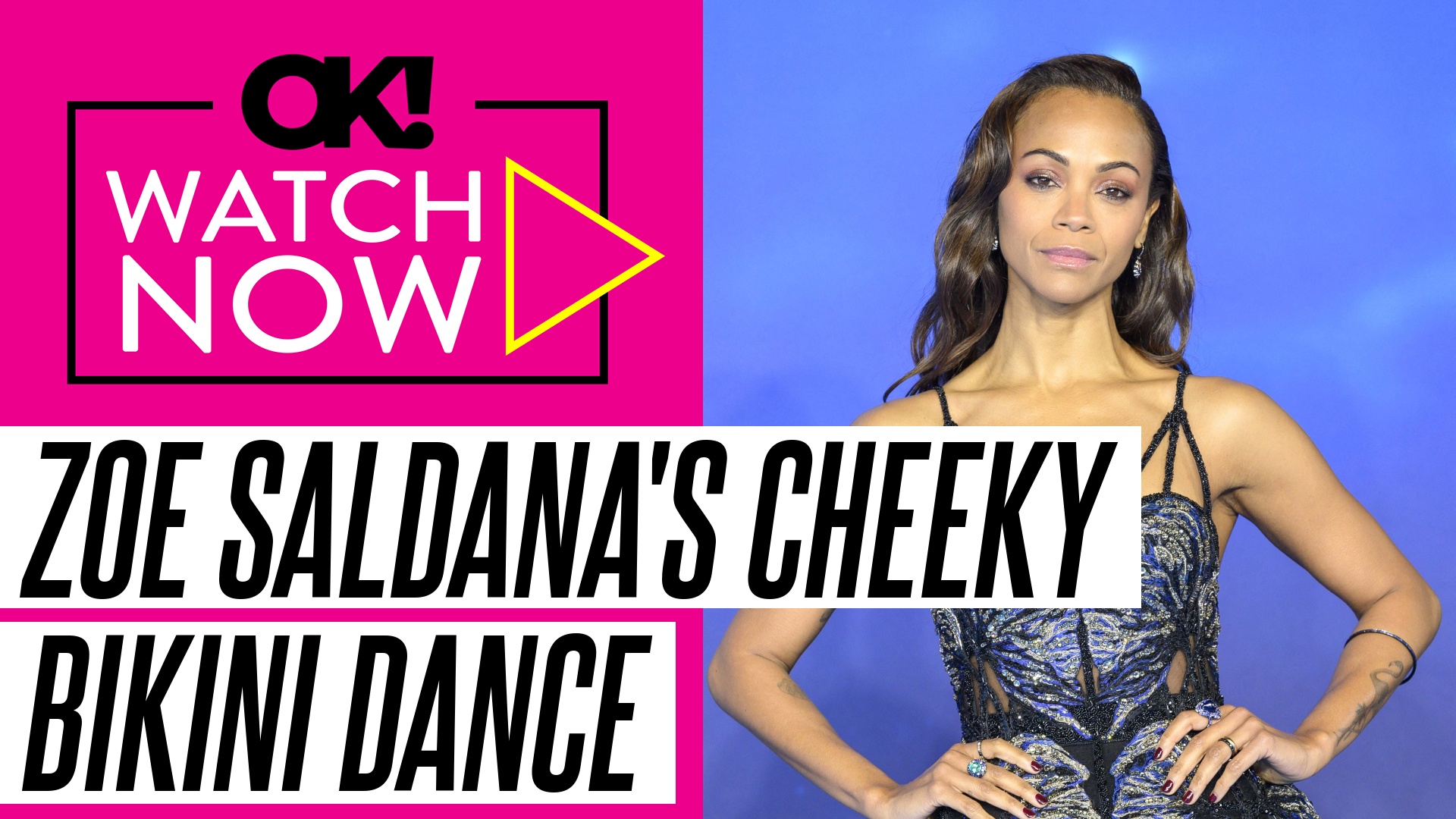 Video thumbnail for Bikini-Clad Zoe Saldana Shows Off 'Cheeky' Dance Moves as She Moves Her Butt in Saucy Video: Watch