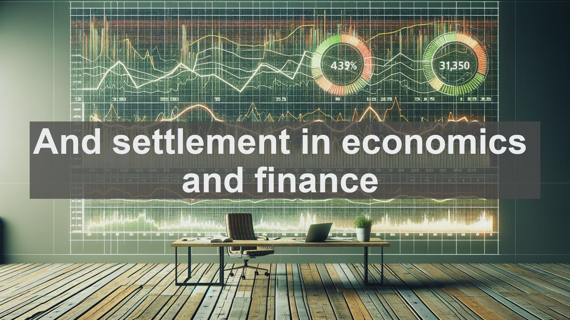 'Video thumbnail for And settlement in economics and finance'