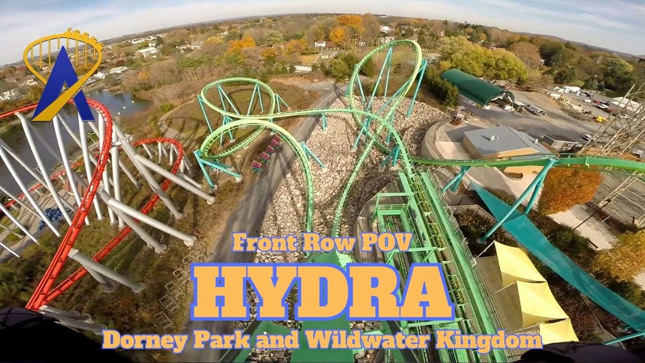 Video thumbnail for Hydra Roller Coaster POV from Dorney Park