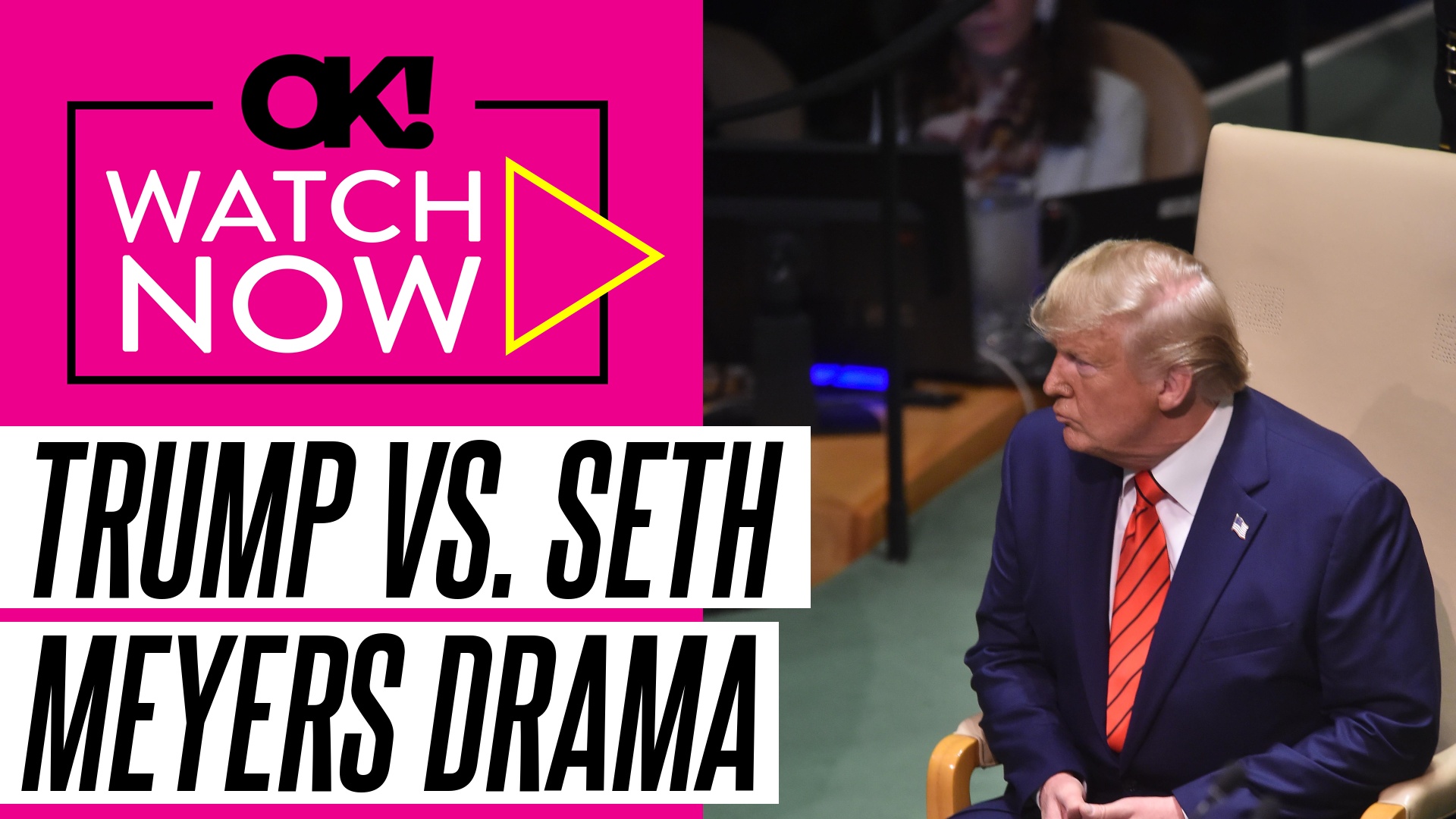 Video thumbnail for Donald Trump Demands NBC Axe Seth Meyers Amid Feud: 'He Has No Talent'
