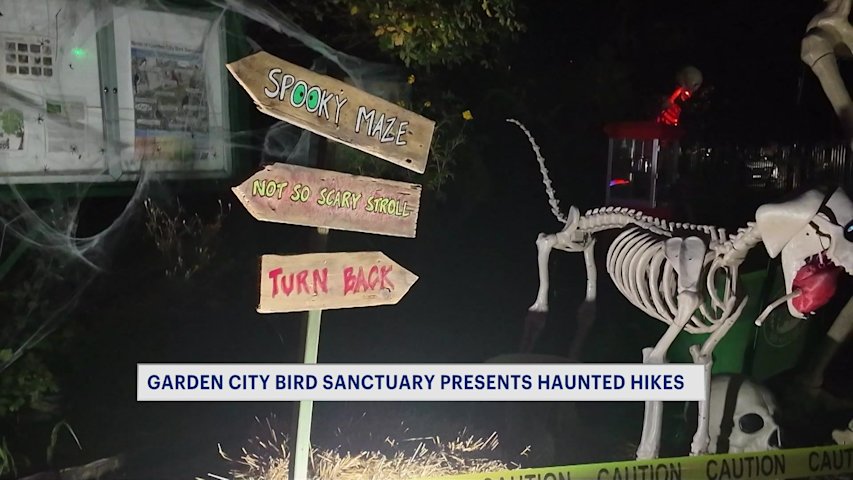 Video thumbnail for Haunted trails raise money for the Garden City Bird Sanctuary
