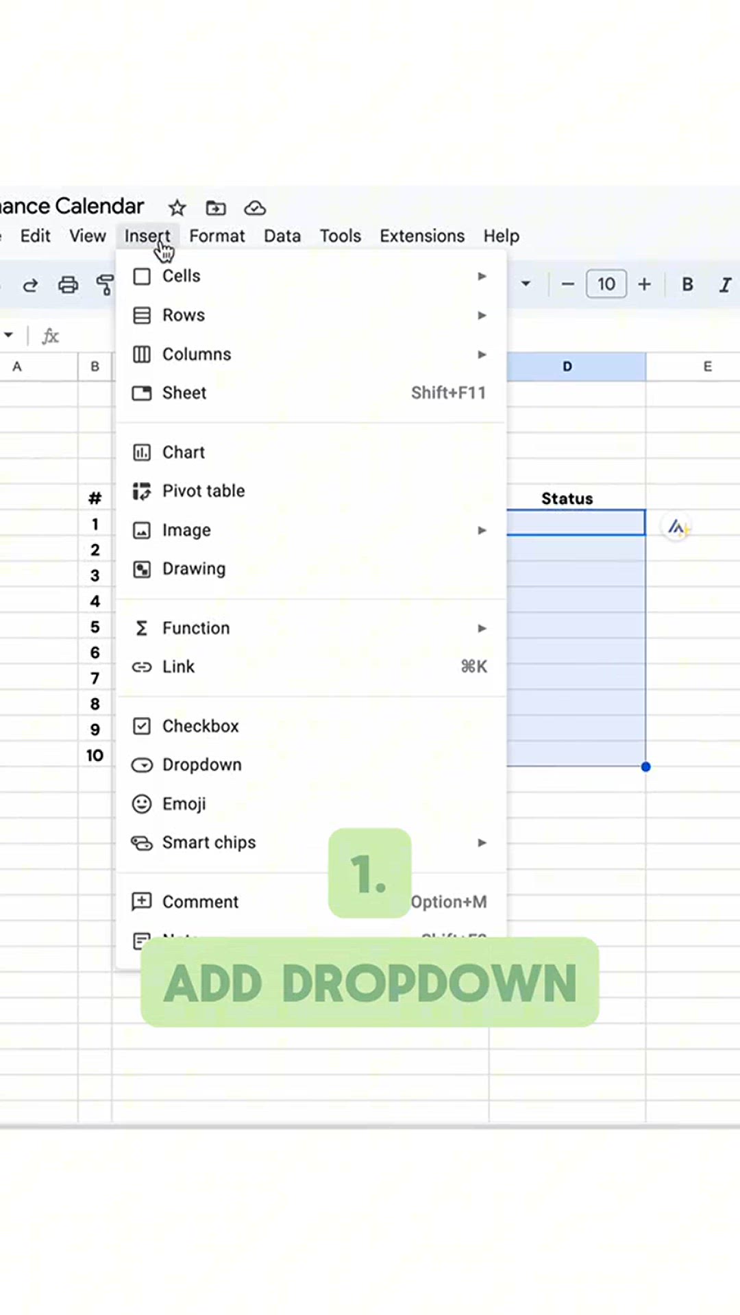 'Video thumbnail for How to Create an interactive project tracker in #GoogleSheets Part I'