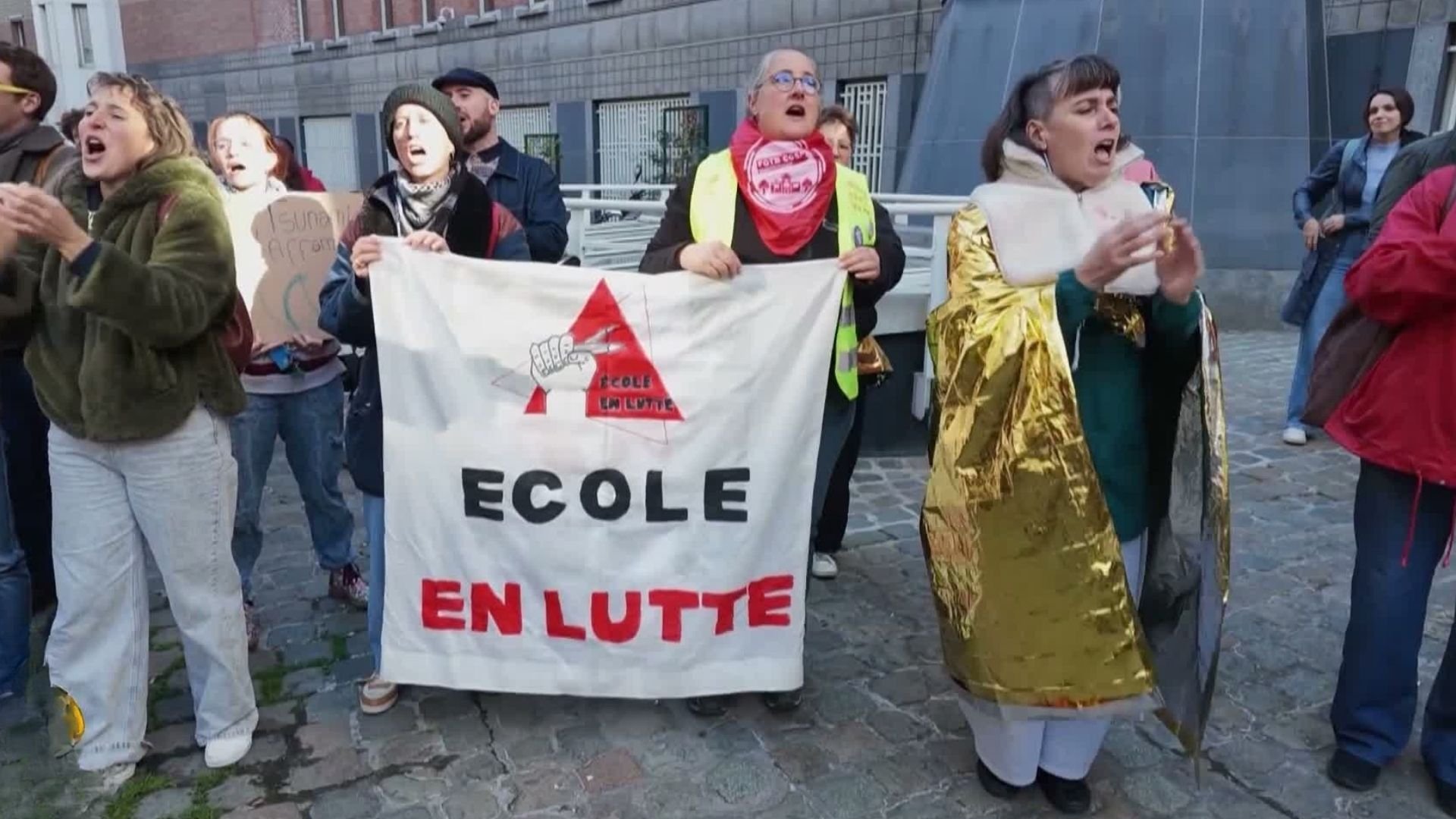 Video thumbnail for Europe protests grow as rising living costs meet government spending cuts