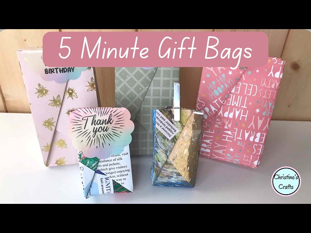 Video thumbnail for Revolutionize Gift Giving with This 5-Minute Origami Bag