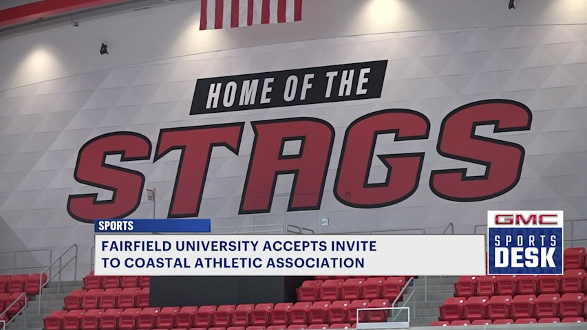 Video thumbnail for Fairfield University joins Costal Athletic Association (CAA)