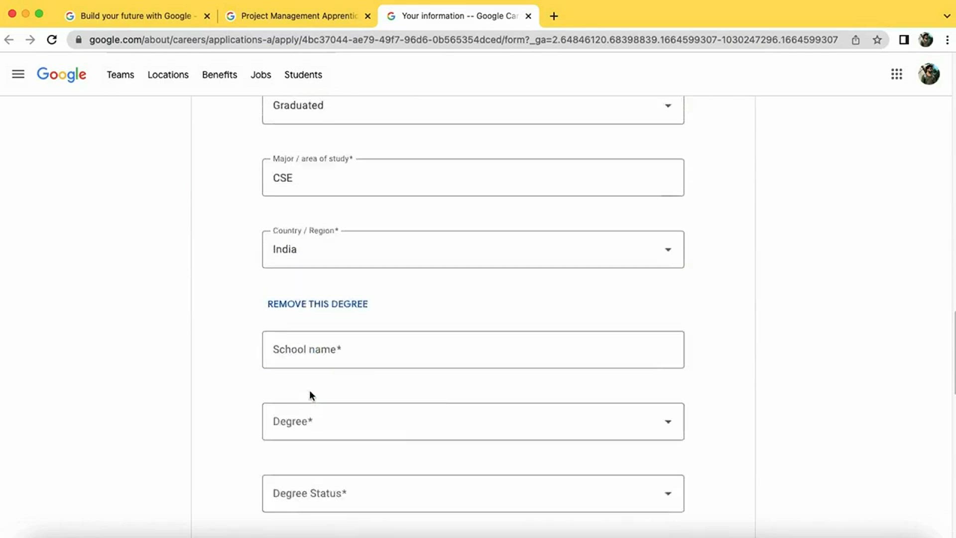 'Video thumbnail for how to apply for google apprenticeship program || google apprenticeships || thewodm'