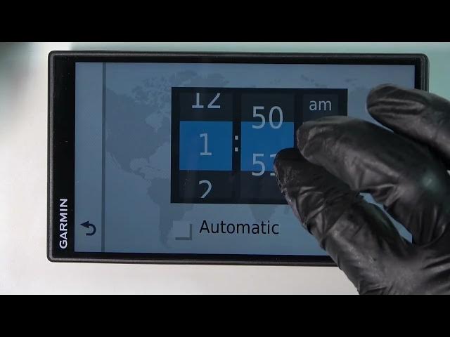 Video thumbnail for Garmin DriveSmart 55 - How To Setup Time Settings