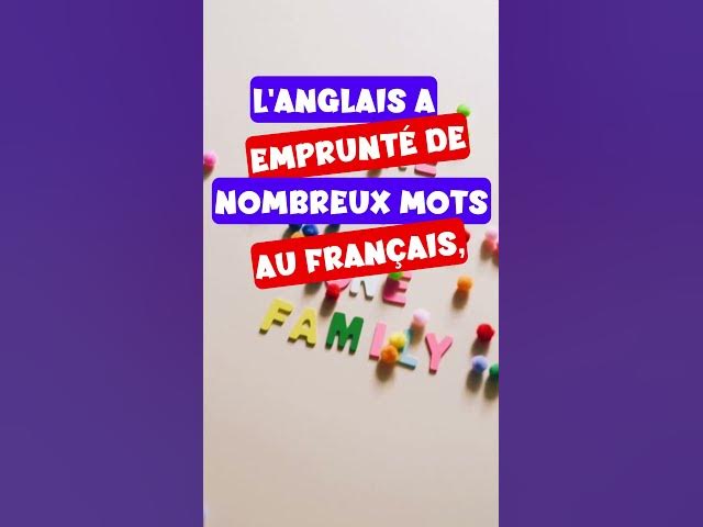 Video thumbnail for Faits fascinants sur la langue anglaise - 02