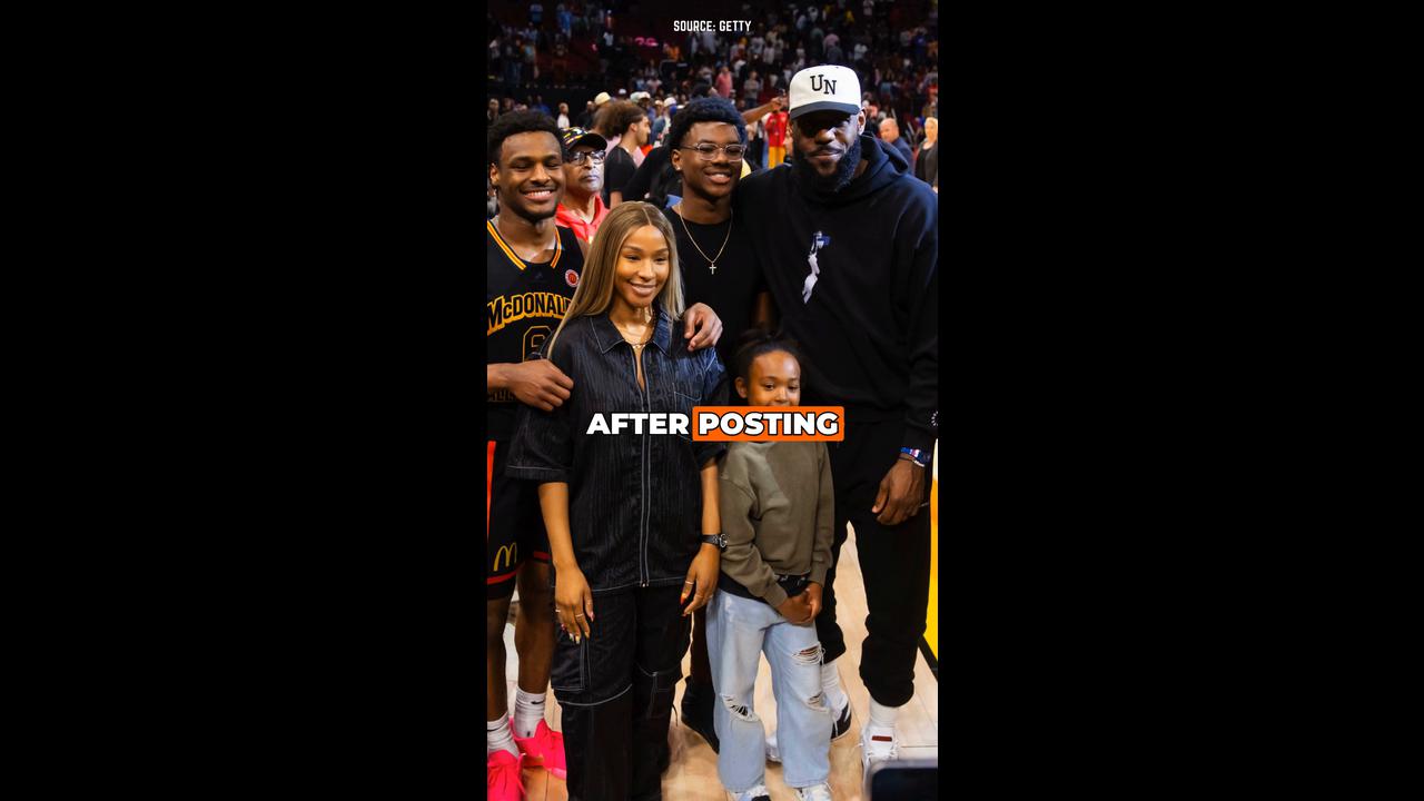 Video thumbnail for LeBron James' Wife Savannah James Confirms She's Not Okay With Zhuri James Also Taking Up Basketball