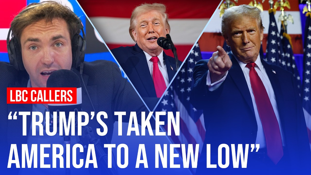 Video thumbnail for Is America's democracy recoverable post-Trump? | LBC callers debate