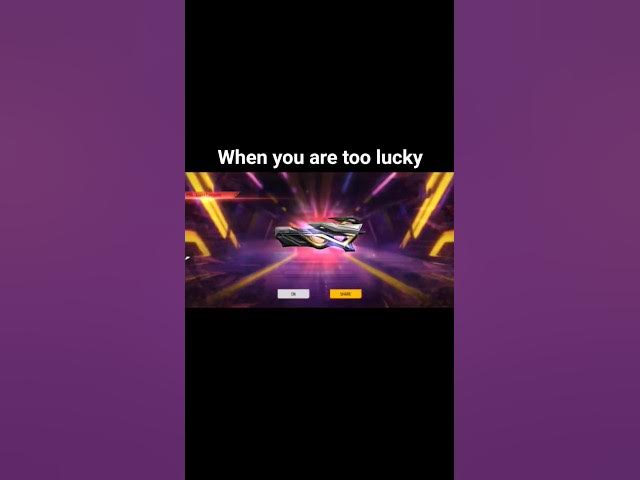 Video thumbnail for When you are too lucky 😲😀 #freefire #shorts