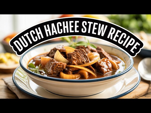Video thumbnail for Dutch Hachee Stew Recipe  | OurBigEscape.com