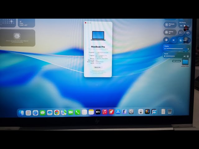 Video thumbnail for macOs Tahoe on Hp laptop - hackintosh tahoe