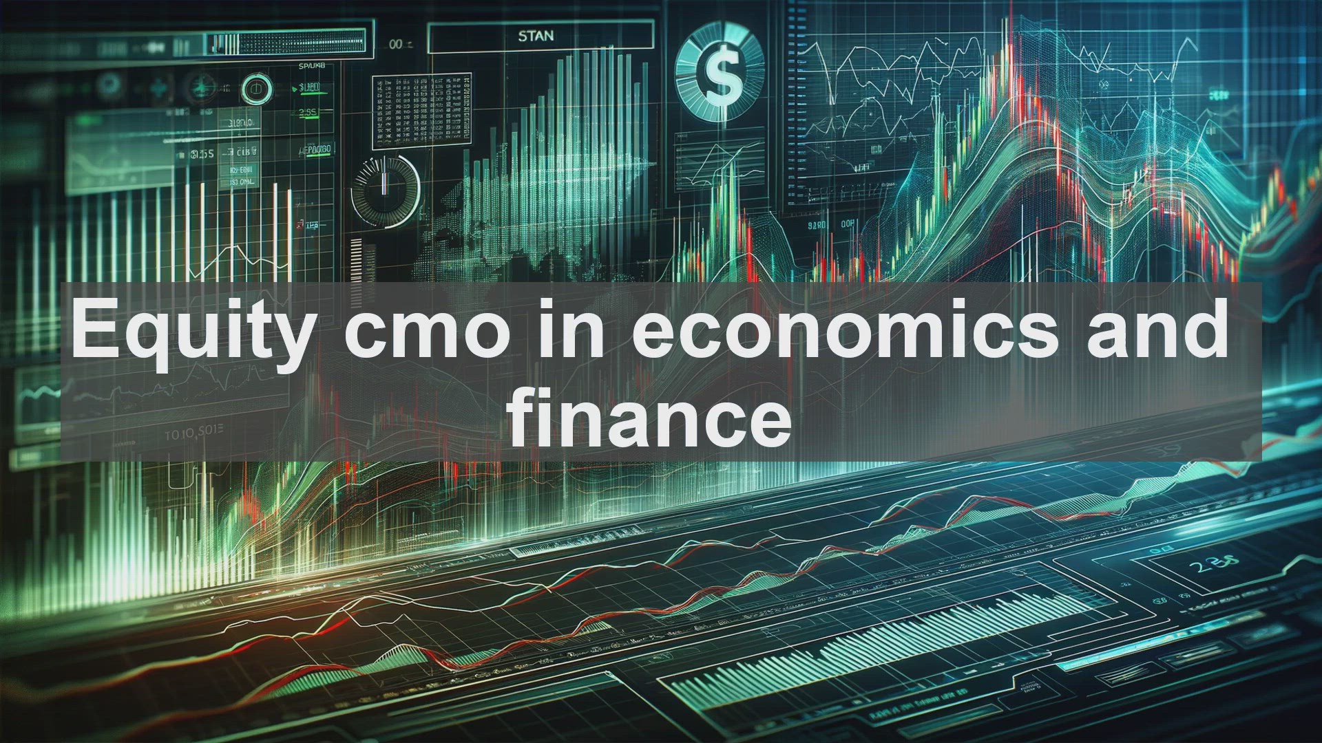 'Video thumbnail for Equity cmo in economics and finance'